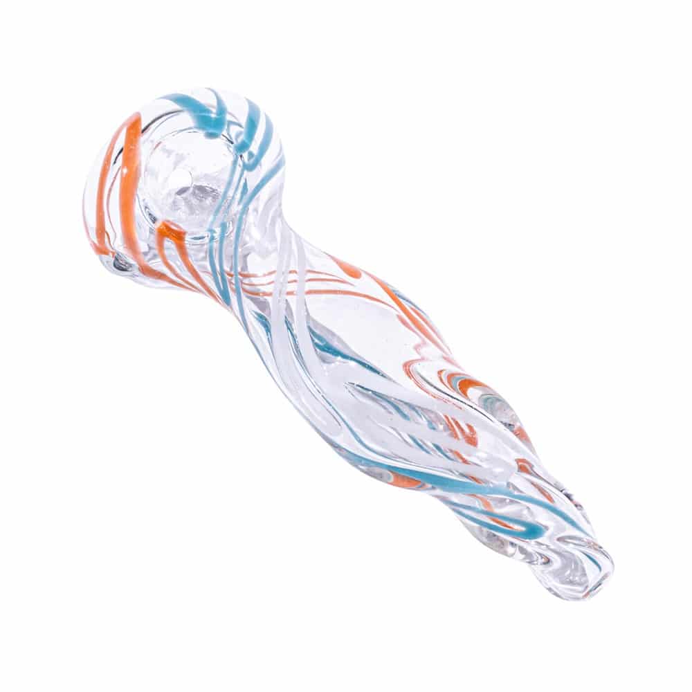 4" Glass Spoon Pipe image 2