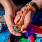 4.5" Gold Fumed Spots Sherlock Pipe image 4