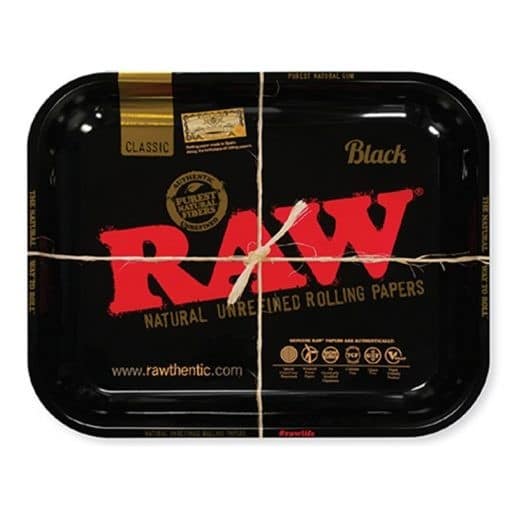 RAW Rolling Tray - Classic Black - Large image