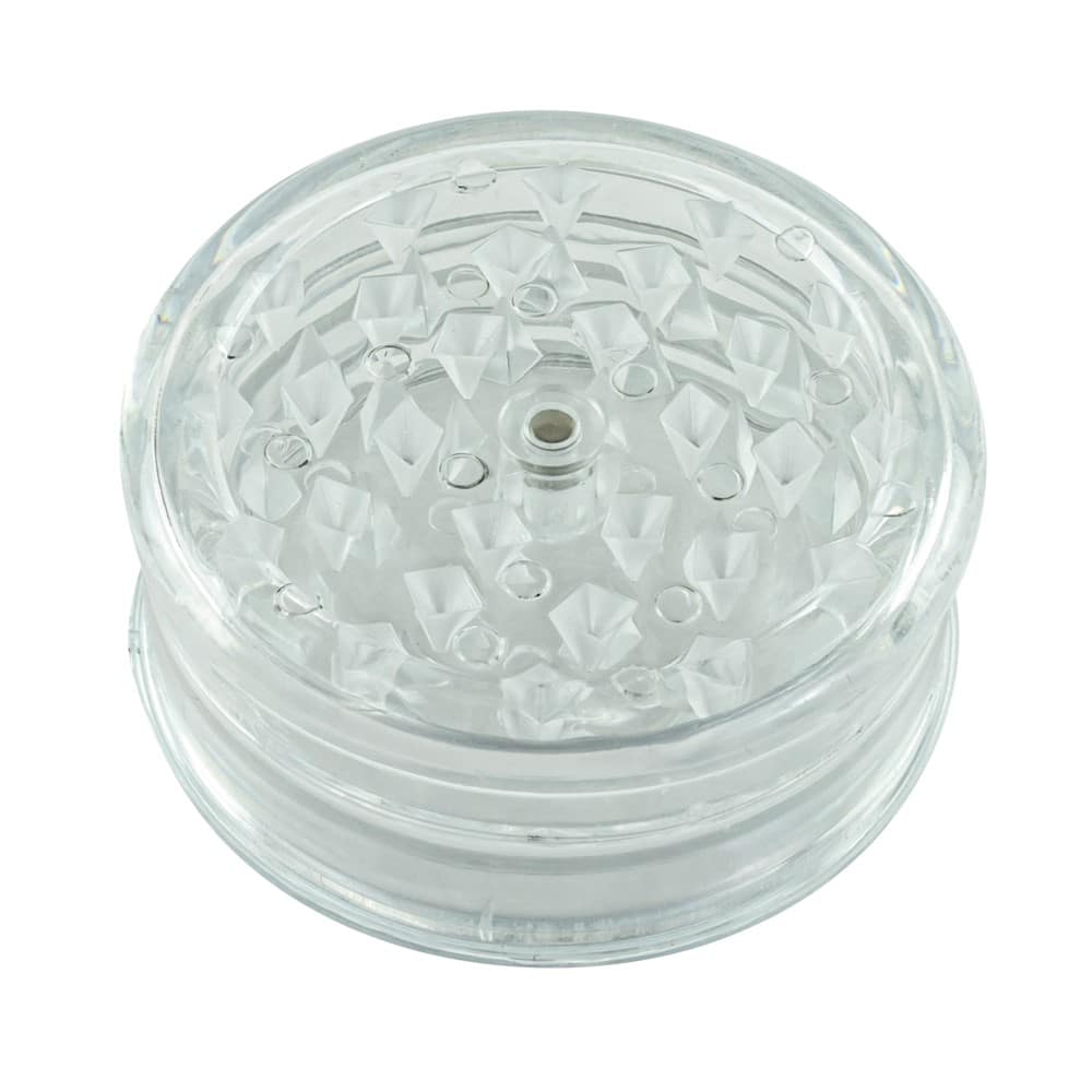 Plastic 2-Piece Grinder - 63mm - White image