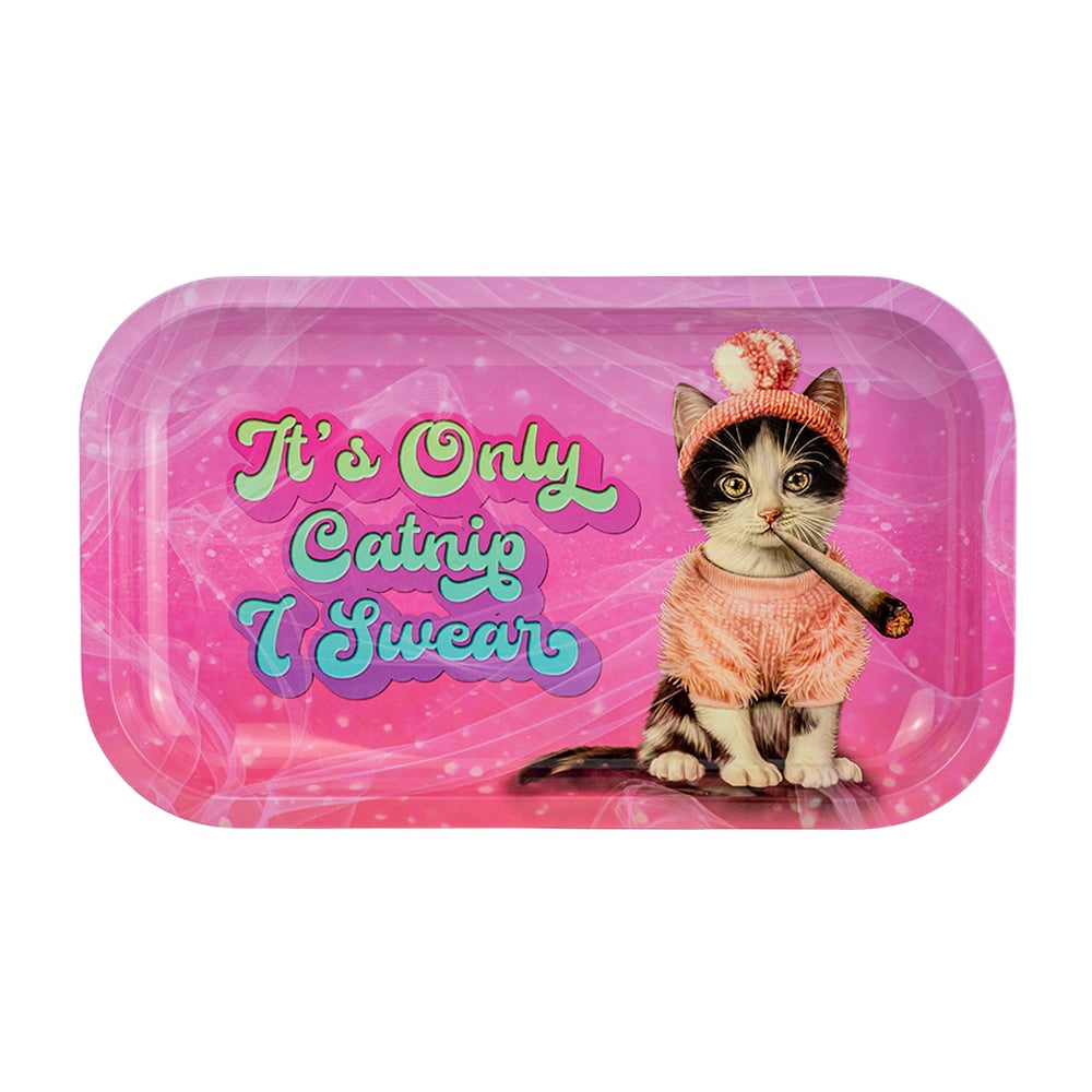 "It's Only Catnip" Rolling Tray image 0