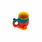 Ceramic Coffee Mug Pipe - 10.5oz Tropical Sunrise image 2