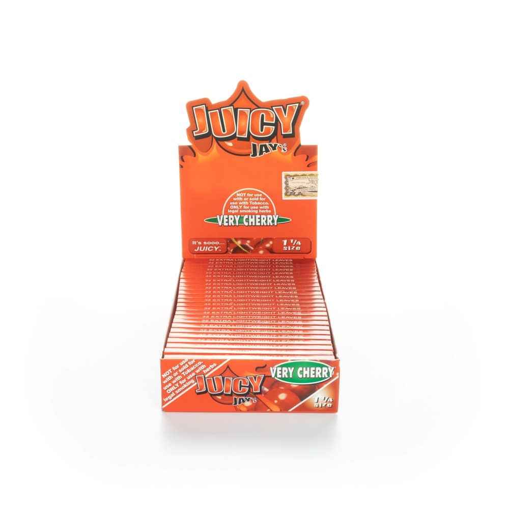 Juicy Jay's Rolling Papers - Very Cherry - 1 1/4"