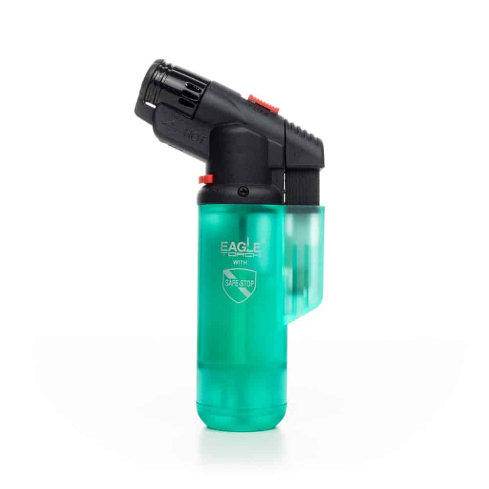 Eagle Torch 4.5" Mighty Angle Dual Torch Lighter - Green image