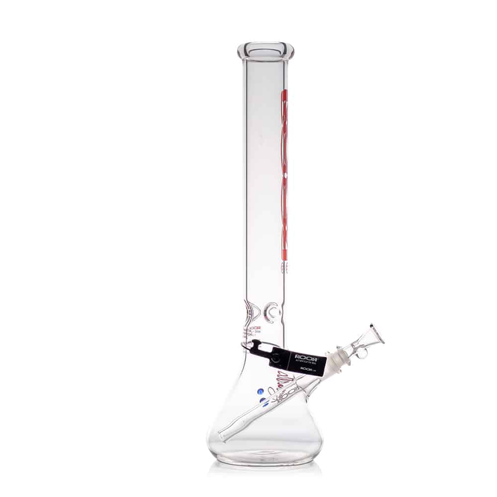 RooR 18" Beaker Bong - Red image 0