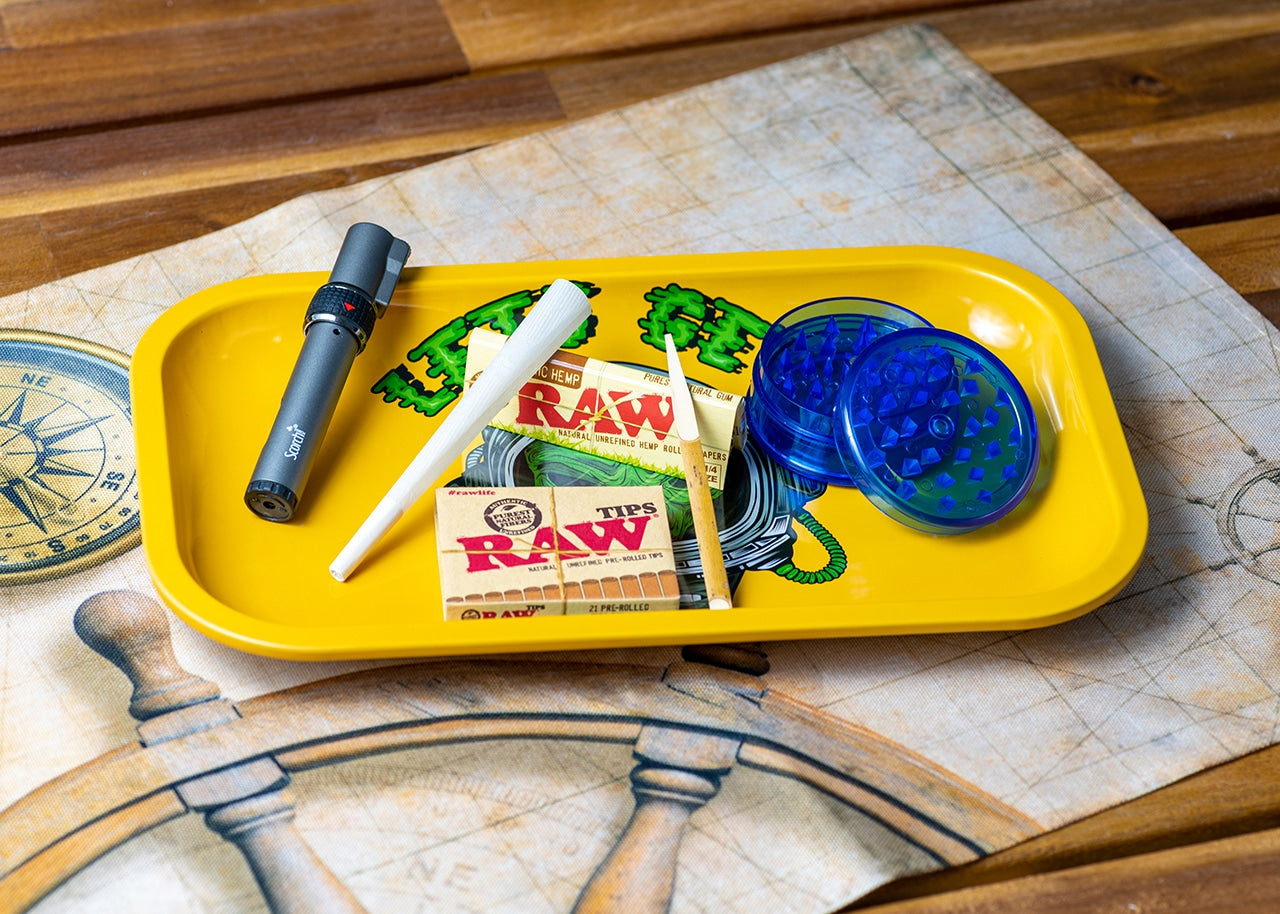 "Let's Get Weird" Alien Rolling Tray image 6