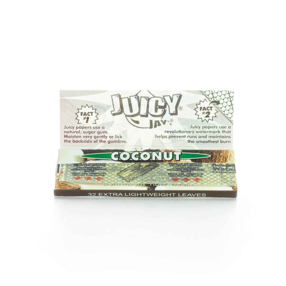 Juicy Jay's Rolling Papers - Coconut - 1 1/4"