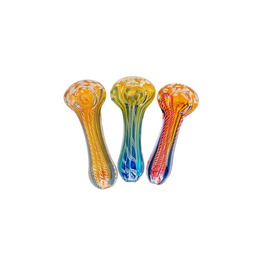 3.5" Gold Fumed Honey Spoon Pipe image 0