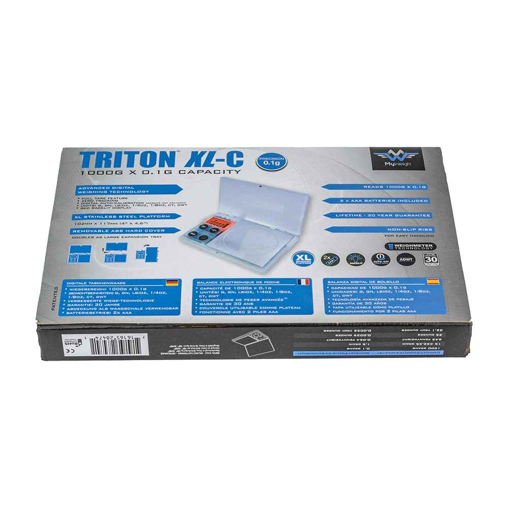 Triton XL-C-1000 Digital Scale - 1000g x 0.1g