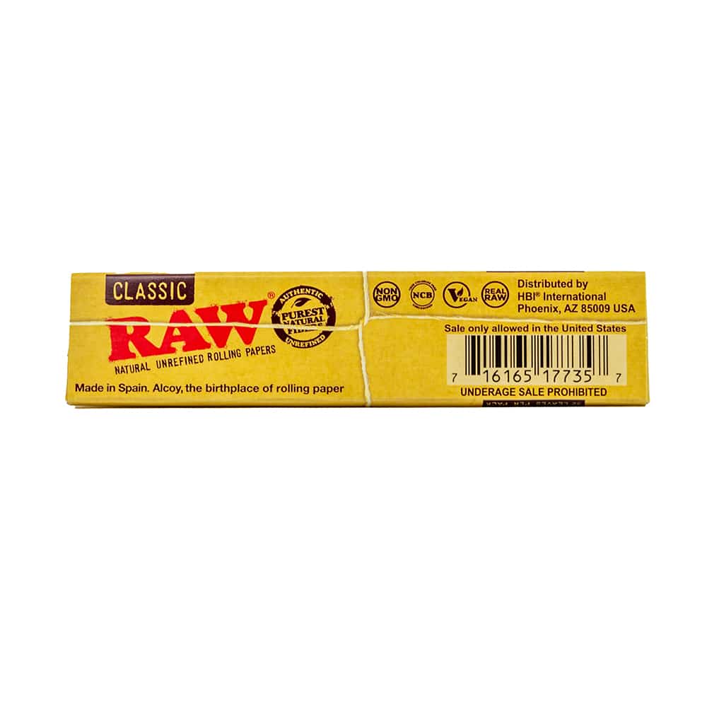 RAW Classic Rolling Papers - King Size Slim image 1