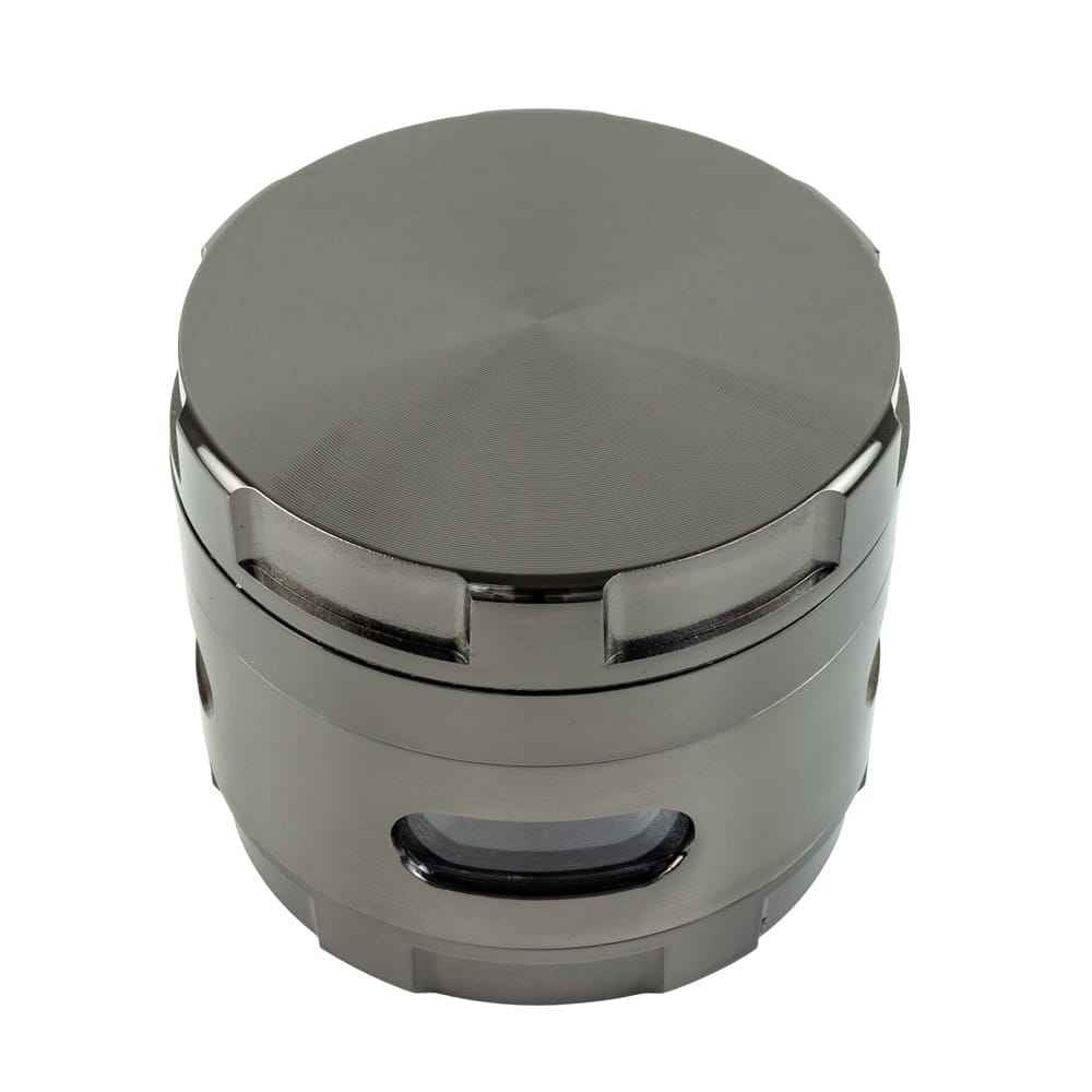 Oval Windowed 4-Piece Grinder - 63mm