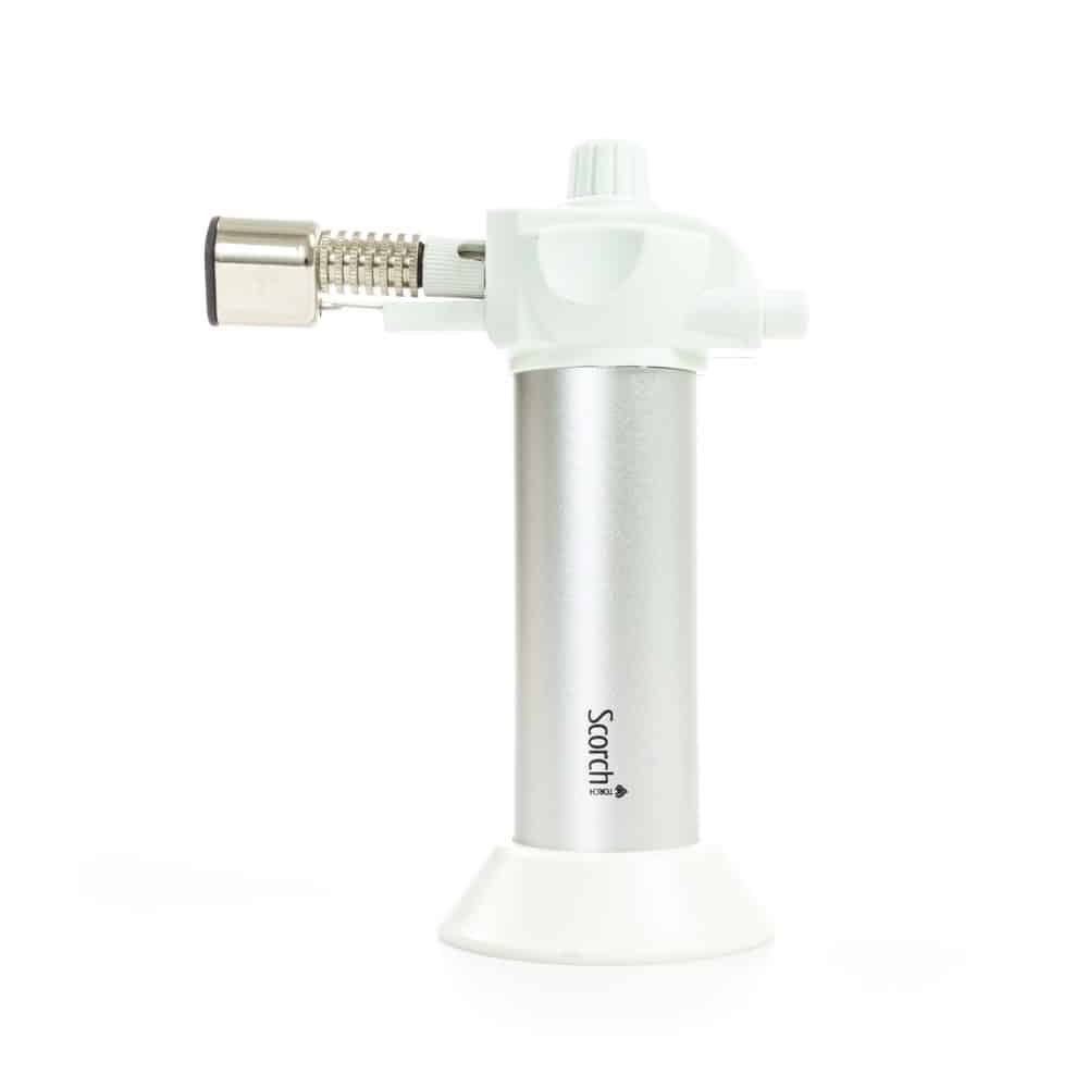 Scorch Torch Extinguisher - Single Jet Flame Lighter - White image