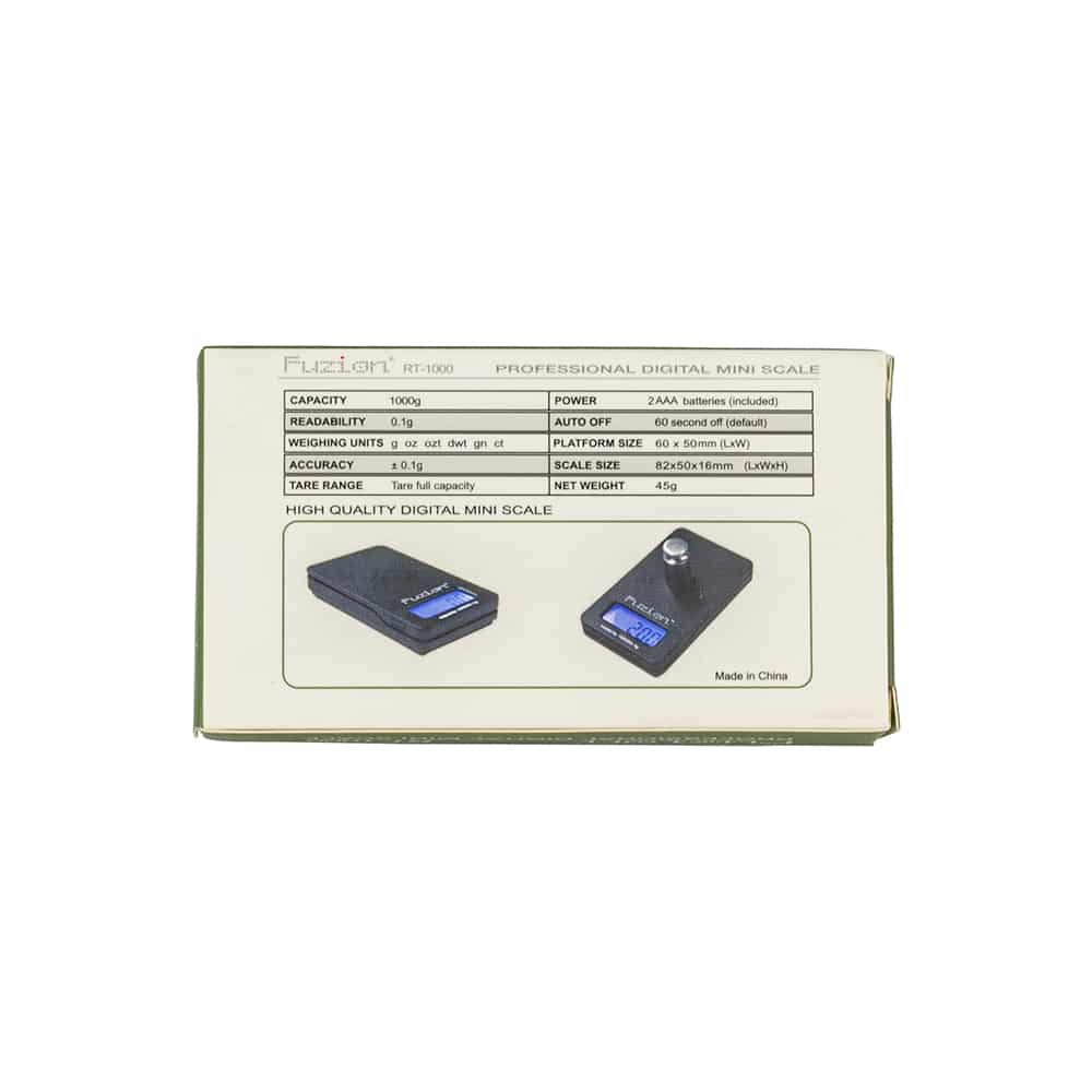 Fuzion RT-1000 Mini Digital Scale - 1000g x 0.1g image 2