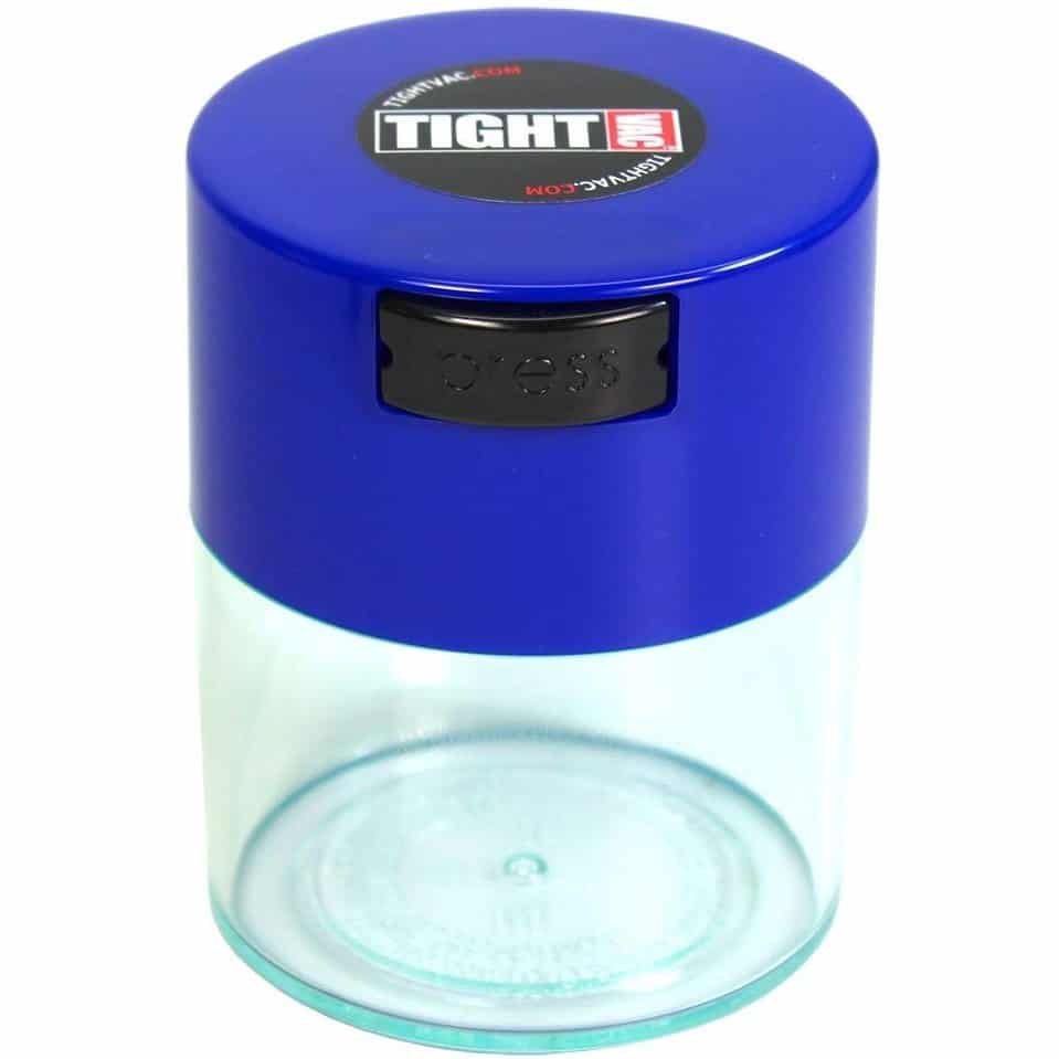 Tightvac 3oz Vacuum Sealed Container - Dark Blue &amp; Clear image