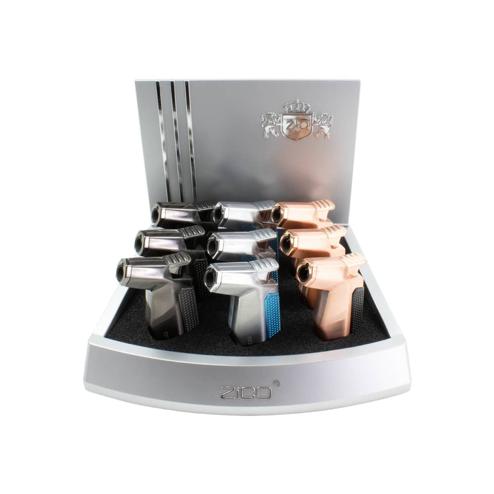 Zico Torch ZD-79 Single Jet Flame Lighter With Cigar Punch image 6