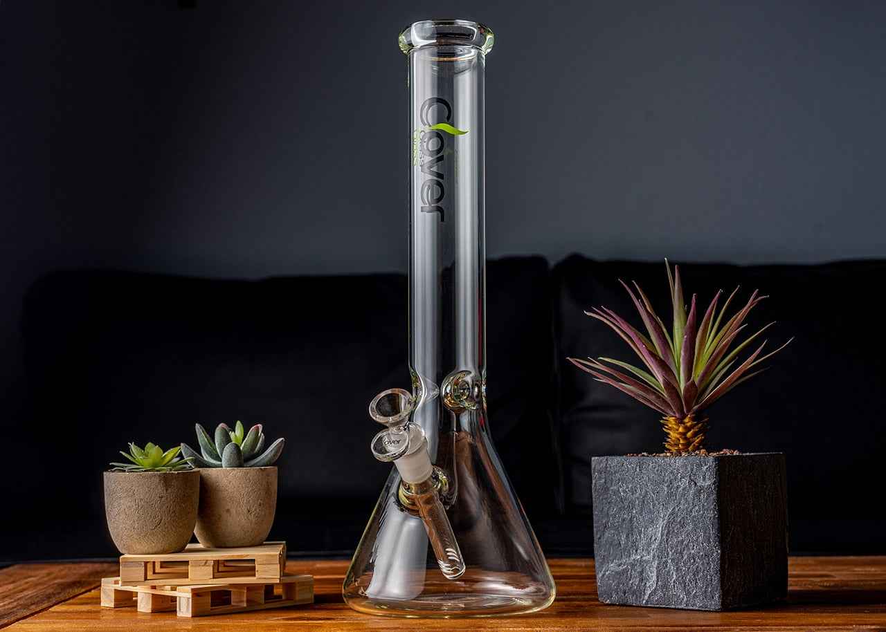 Clover 14" Straight Beaker Bong
