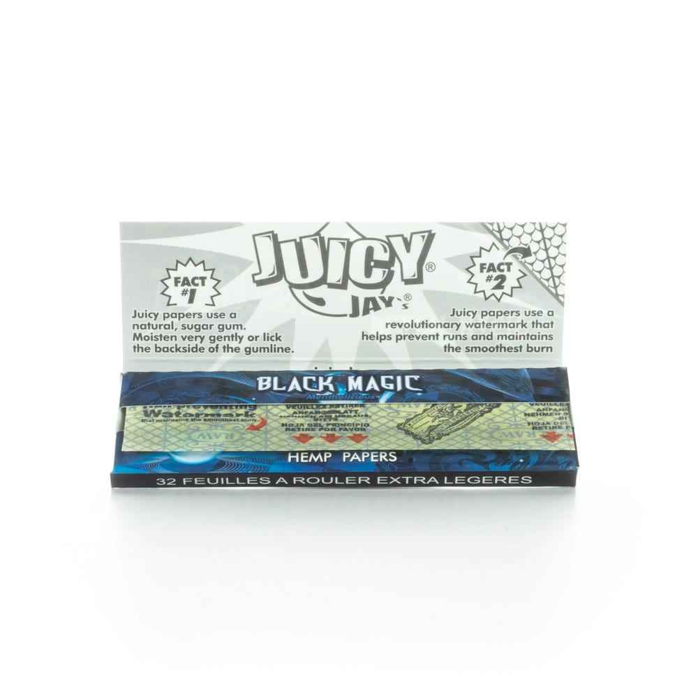 Juicy Jay's Rolling Papers - Black Magic - 1 1/4"