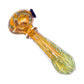 4" Gold Fumed Ring Spoon Pipe image 1