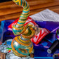 10" Swirled Multicolor Bubbler