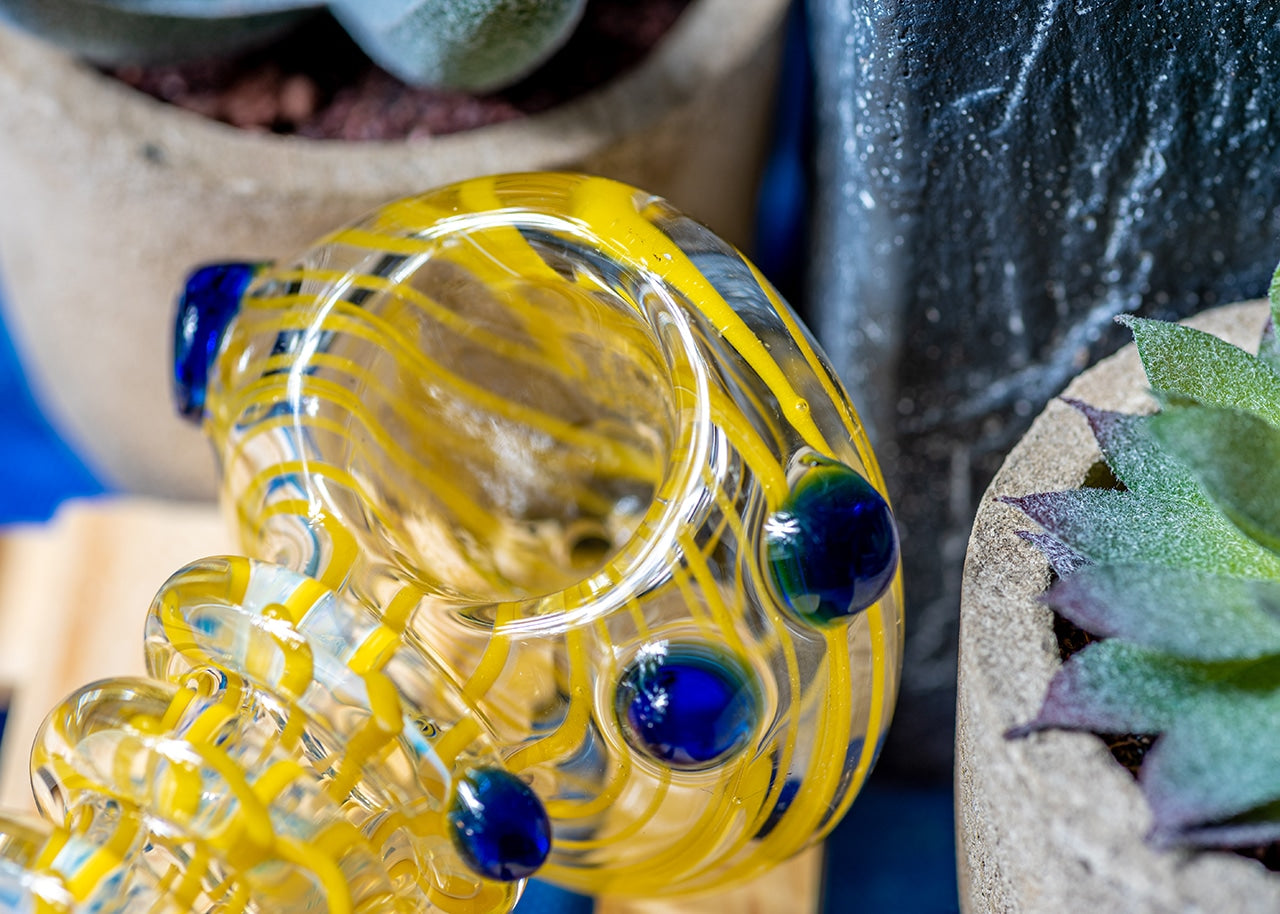 4" Silver Fumed Spoon Pipe image 6