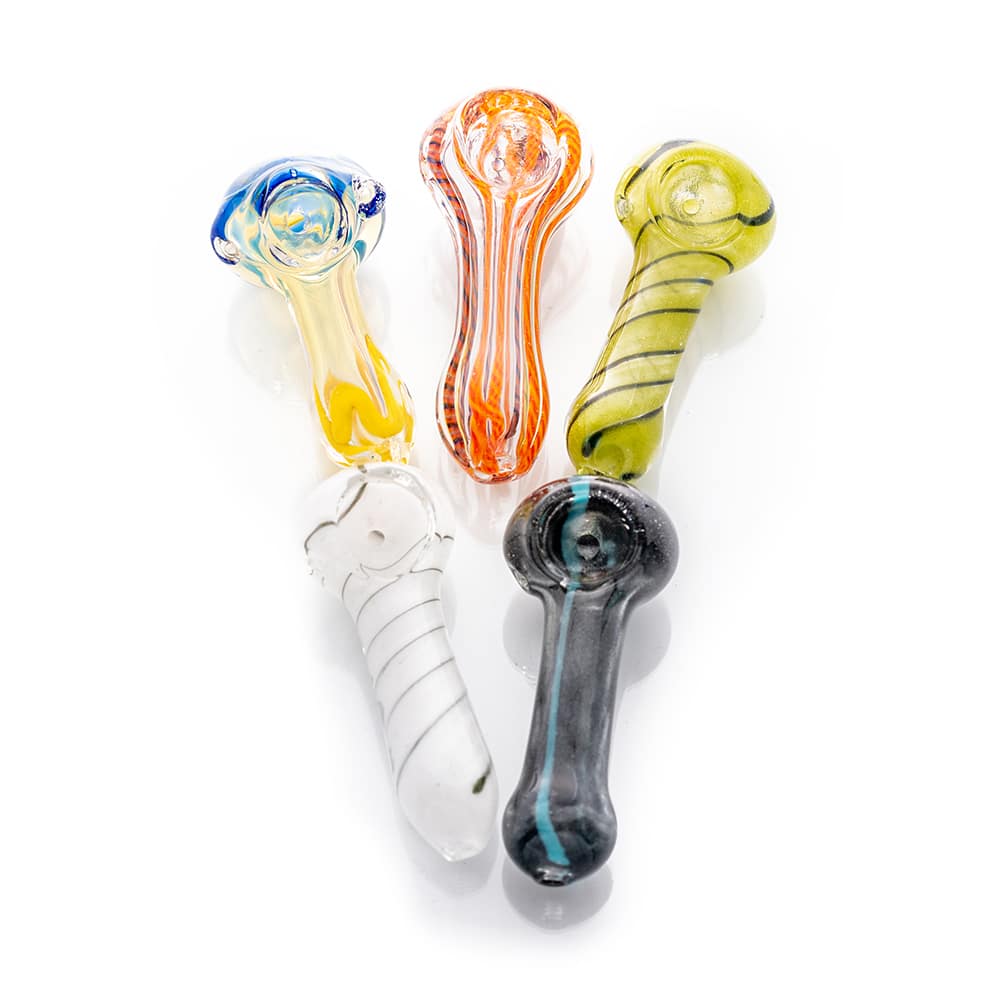 5-Pack Peanut Spoon Pipes - Assorted Styles image 0