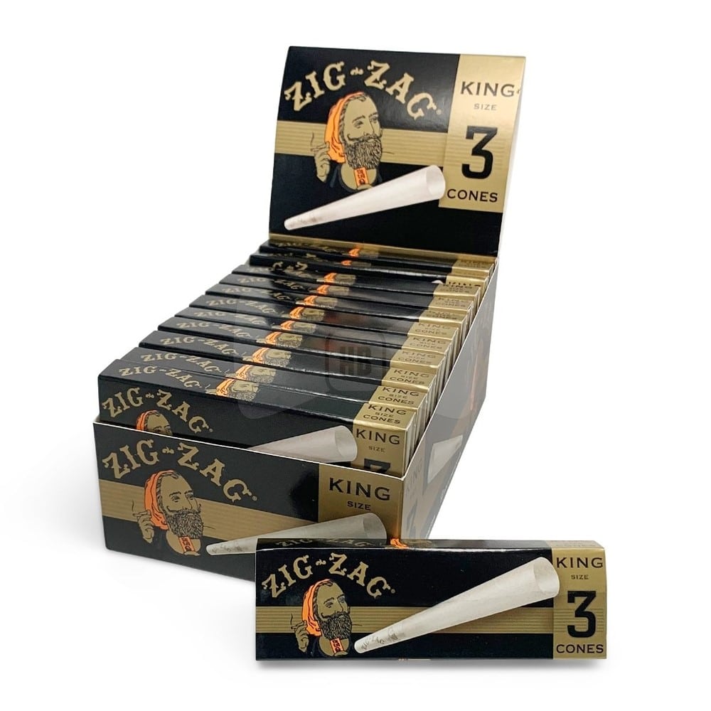Zig-Zag Pre Rolled Cones - King Size (3 Pack) image 2