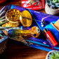 4" Mixed Silver & Gold Fumed Frit Accent Spoon Pipes image 9