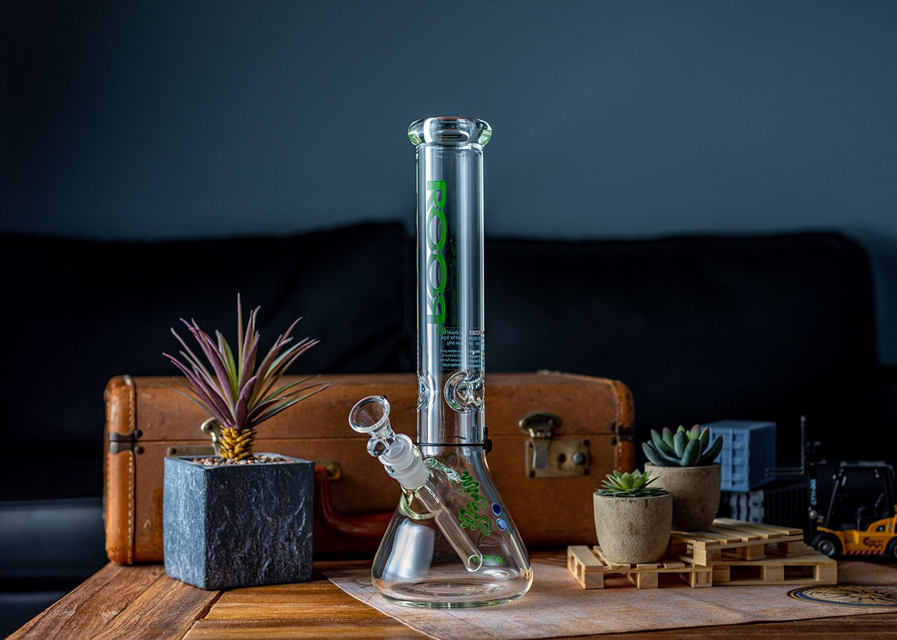 RooR 14" Beaker Bong - Green image 4