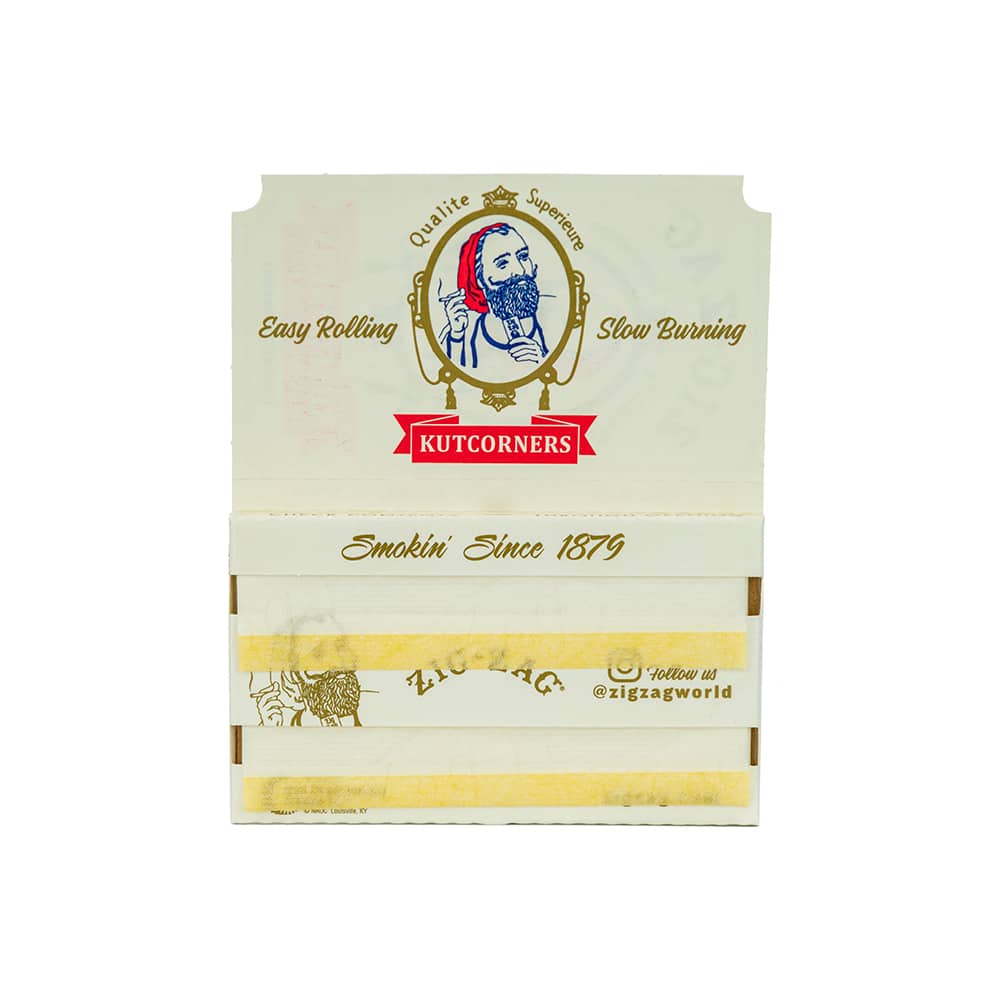 Zig-Zag Kutcorners Slow Burning Rolling Papers - Single Wide image 2