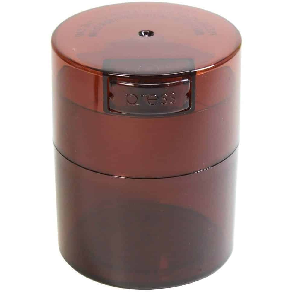 Tightvac 3oz Vacuum Sealed Container - Coffee Tint image