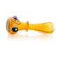 4.5" Gold Fumed Honeycomb & Ring Spoon Pipe image 1