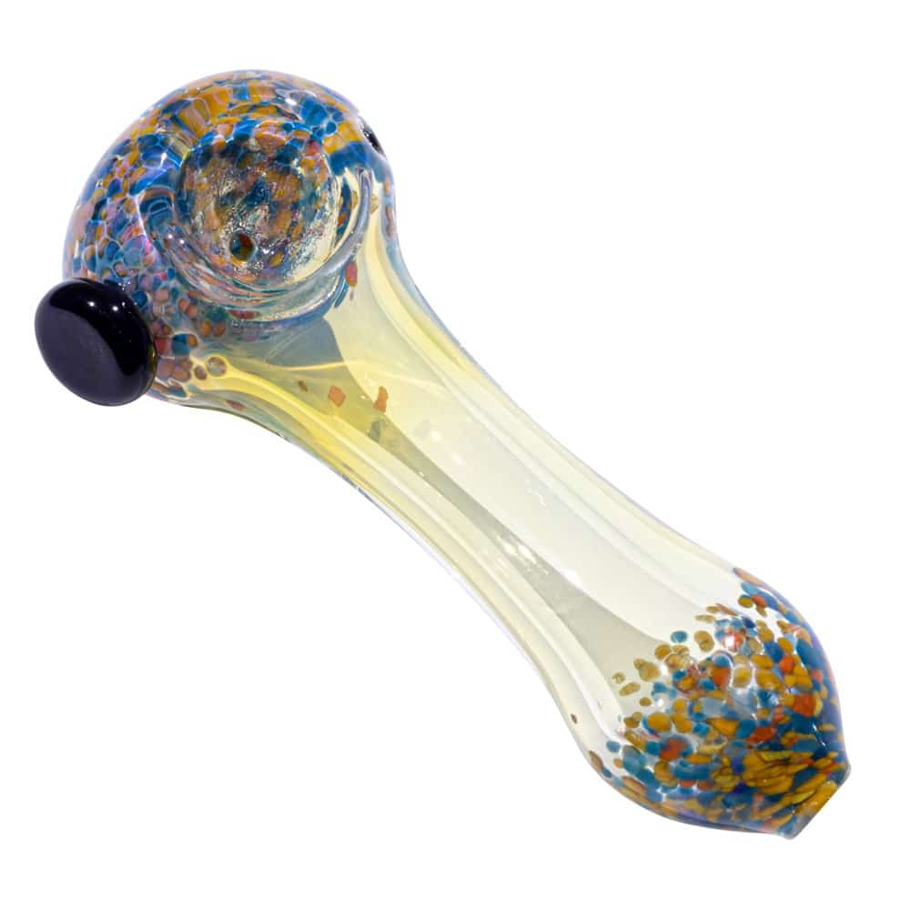 4.5" Silver Fumed Spoon Pipe image 6