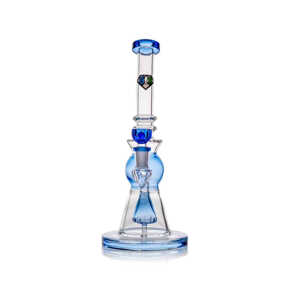 SIK 10" Pyramid Perc Bong w/ Ash Catcher image 2