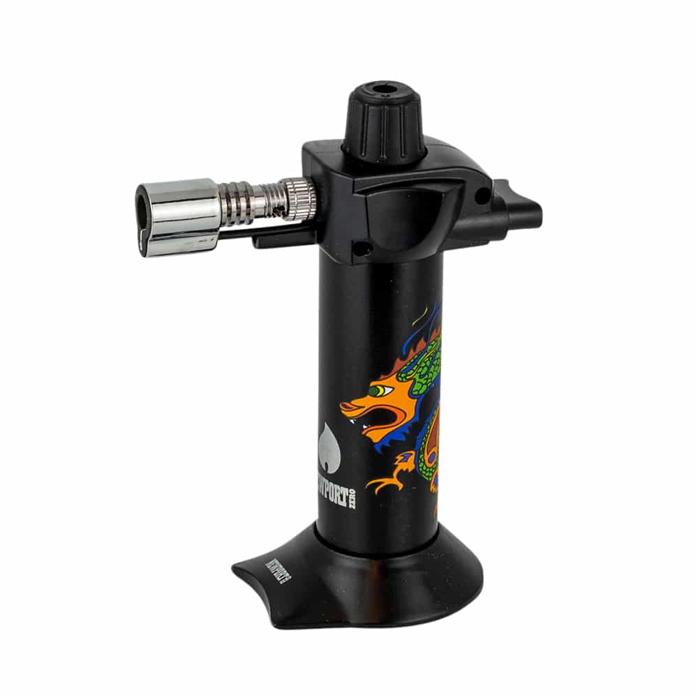 Newport Zero 5.5" Mini Torch Lighter - Black Dragon image