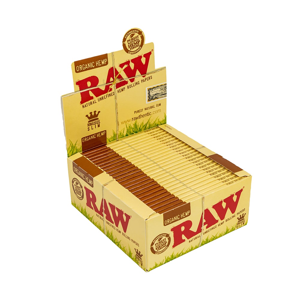 RAW Organic Hemp Rolling Papers - 1 1/4" image 3