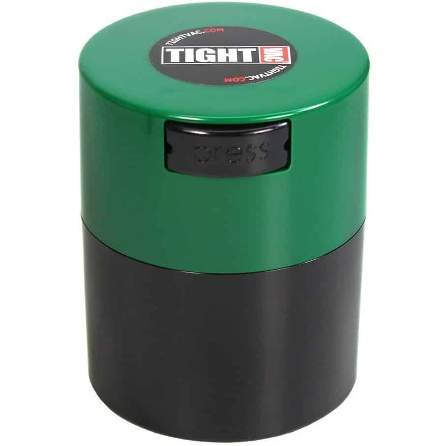 Tightvac 3oz Vacuum Sealed Container - Green &amp; Black image