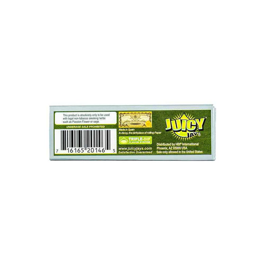 Juicy Jay's Super Fine Rolling Papers - Green Leaf - 1 1/4"
