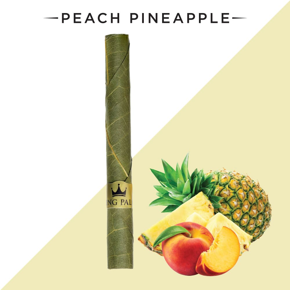 King Palm Flavored Leaf Rolls - Peach Pineapple image 0