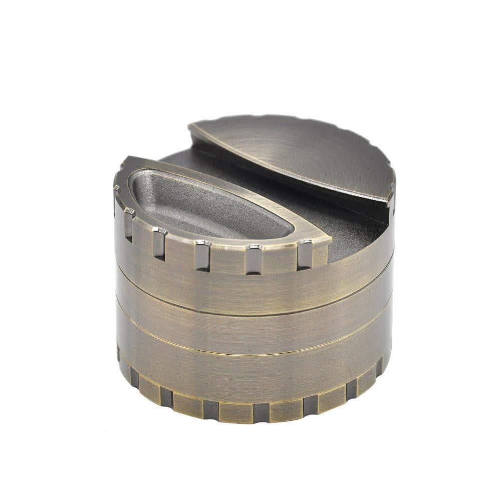 Large 4-Piece Grinder with Paper Holder and Ashtray - 80mm image 1