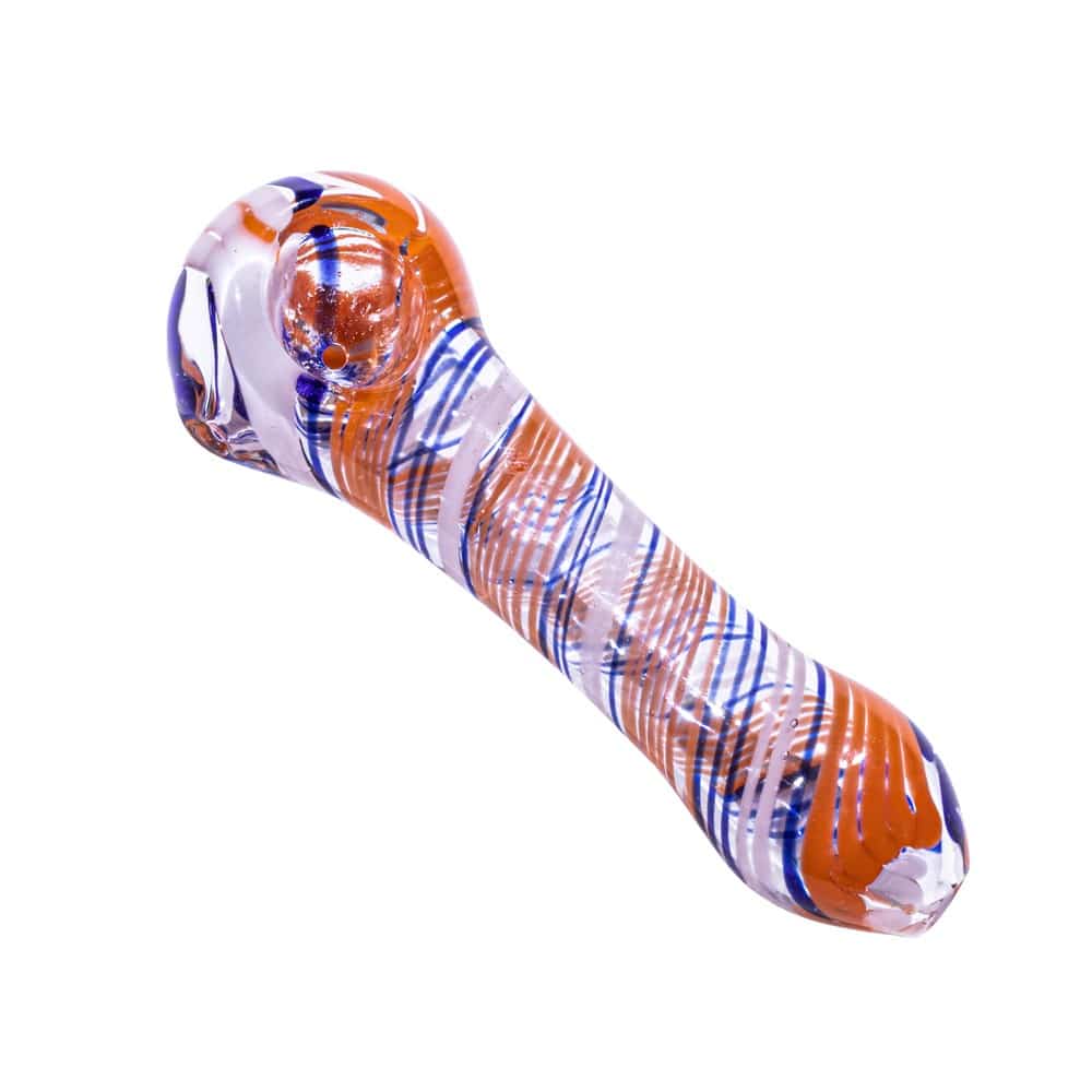 4" Glass Spoon Pipe image 7