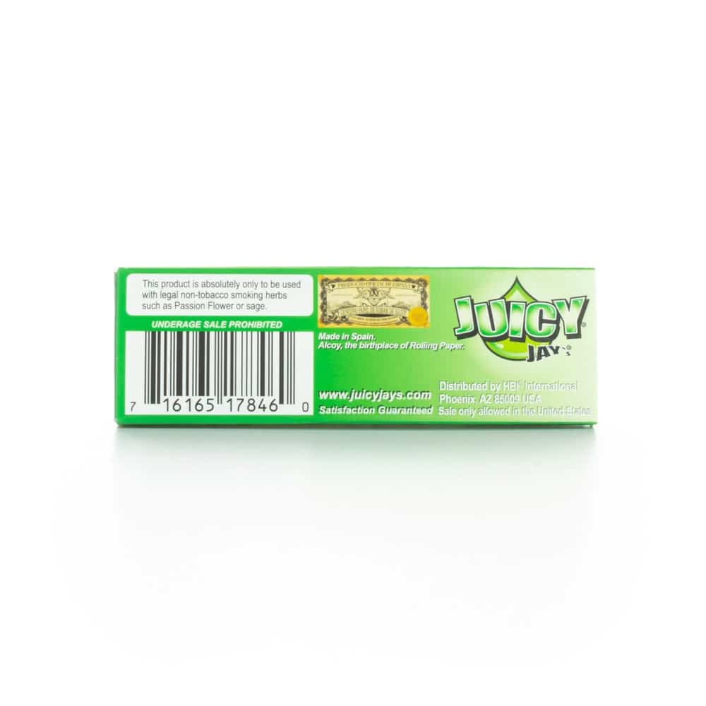 Juicy Jay's Rolling Papers - Green Apple - 1 1/4" image 2