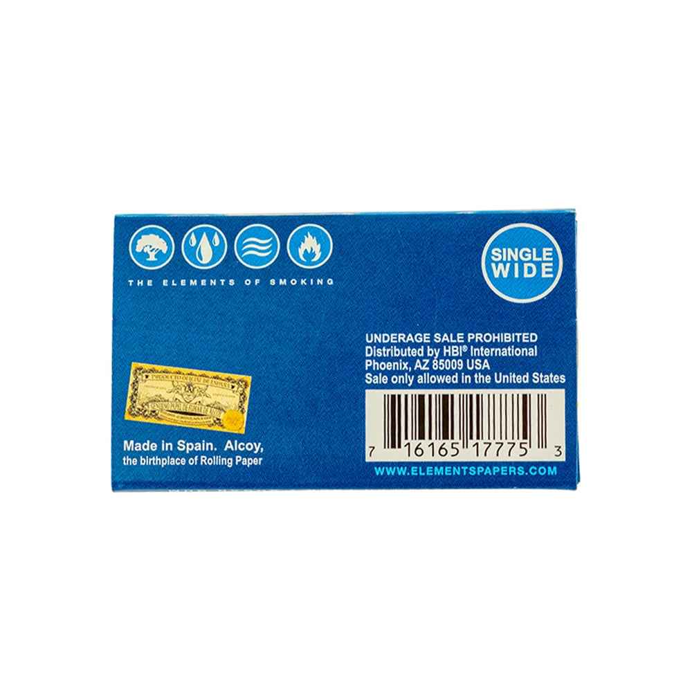 Elements Rolling Papers - Single Wide (100 Papers)