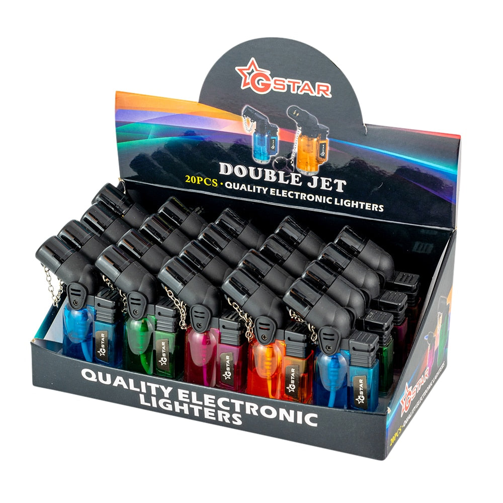 GSTAR - Dual Jet Torch Angled Lighters w/ Safety Cap image 4