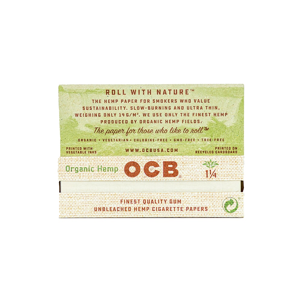OCB Organic Hemp Rolling Papers - 1 1/4" image 2