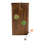 Large Wood Dugout Case With Metal Cigarette Pipe image 2