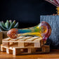 4.5" Silver Fumed Spoon Pipe image 10