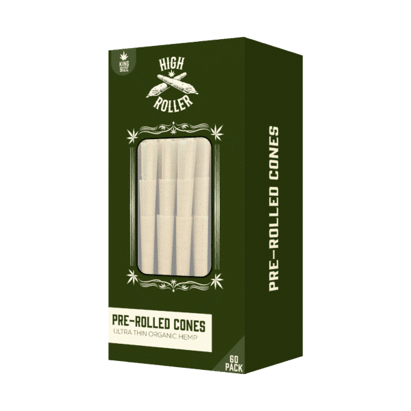 King Size High Roller Cones 60ct Box image 0