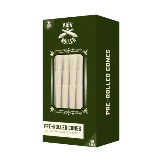 King Size High Roller Cones 60ct Box image 0