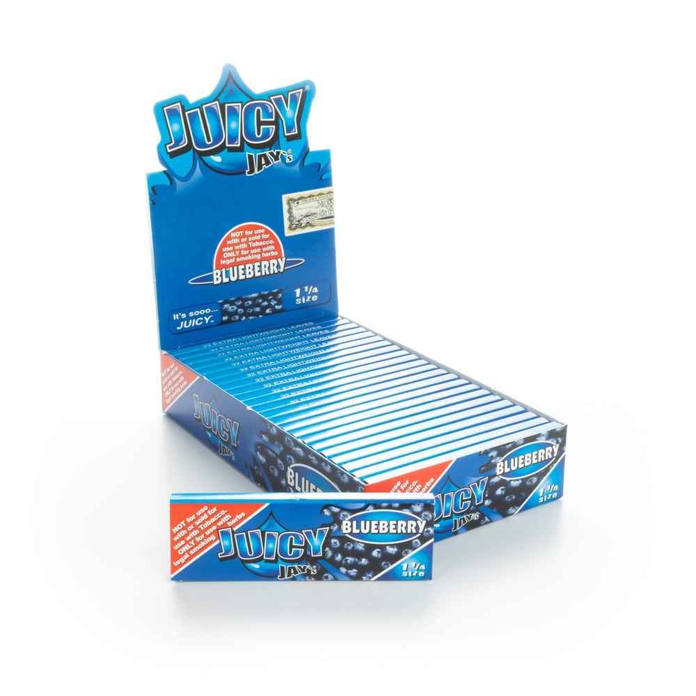 Juicy Jay's Rolling Papers - Blueberry - 1 1/4"