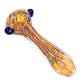 4" Gold Fumed Polkadot Spoon Pipe image 5
